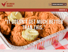 Tablet Screenshot of hotchickentakeover.com